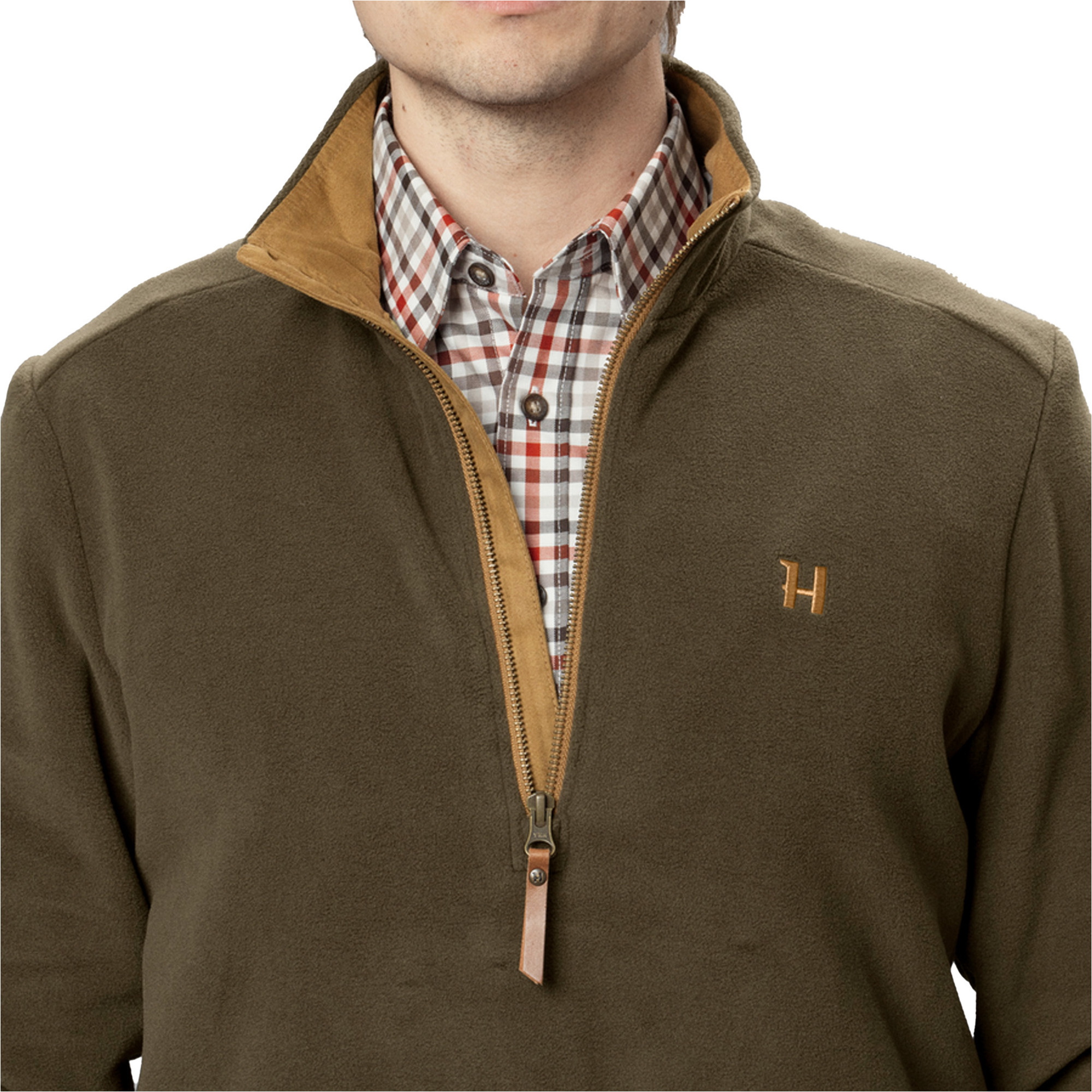 2025 Harkila Herren Sandhem 200 Pullover 1301174 - Willow Green